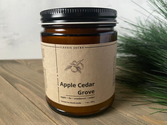 Apple Cedar Grove | Soy Blended Candle | 7oz Candle