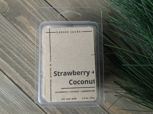 Strawberry + Coconut Wax Melt