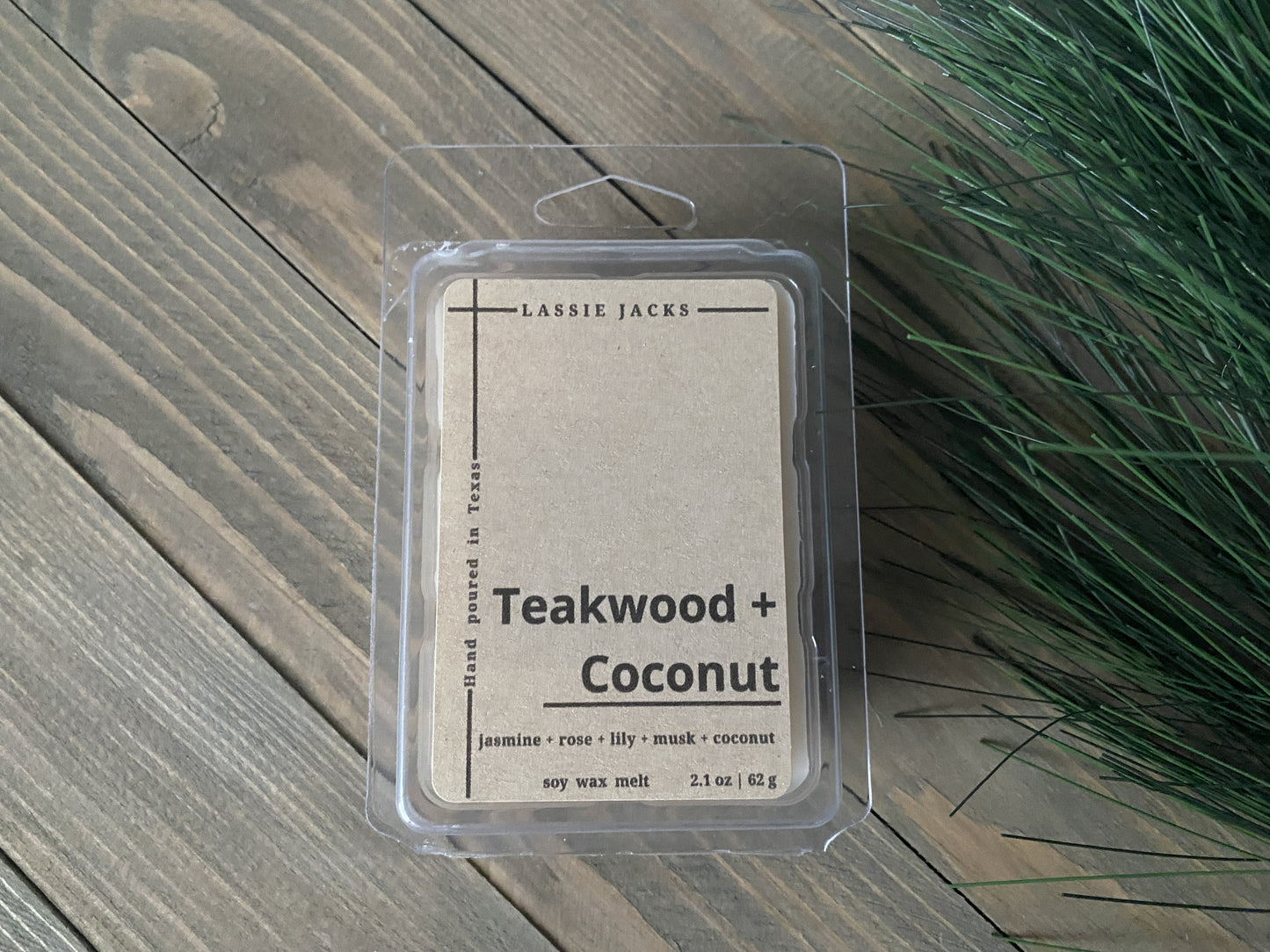 Teakwood + Coconut Wax Melt