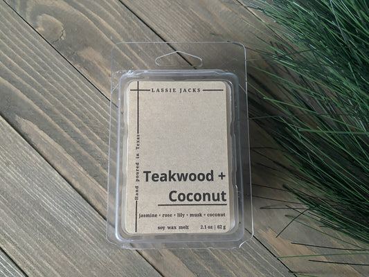 Teakwood + Coconut Wax Melt